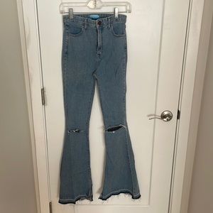 Show Me Your Mumu Bell Bottom jeans
